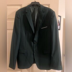 Elegant Forest Green Men's Blazer